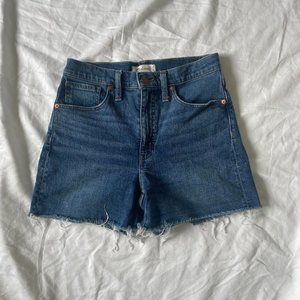 Madewell HighRise Denim Shorts
